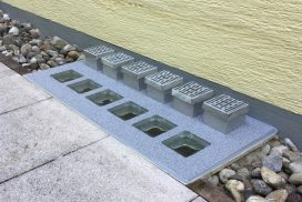 Lichtschacht-Abdeckung mit Hochwasserschutz